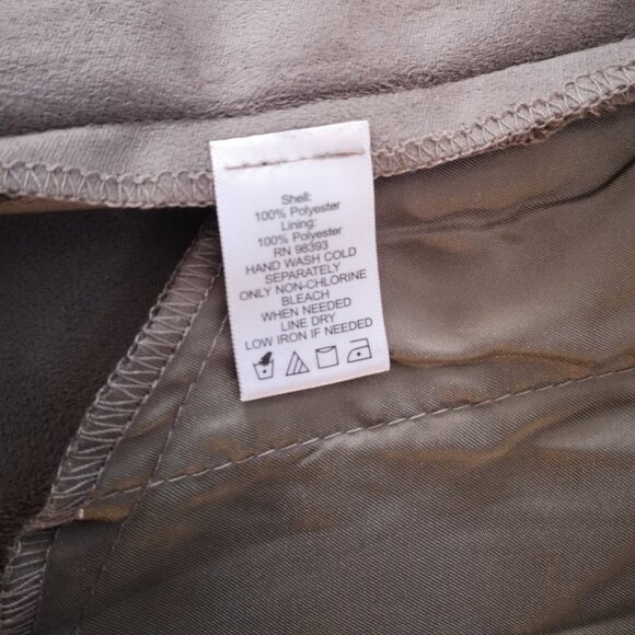 K Dash by Kardashian Olive Green Ladies Faux Suede Jacket/Blazer - Picture 5 of 8